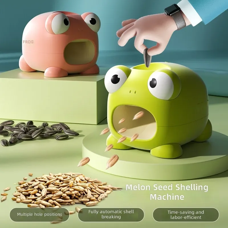 for Automatic Sunflower Seed Sheller Household Lazy Frog Style Melon Seed Peeling Machine Kitchen Tool