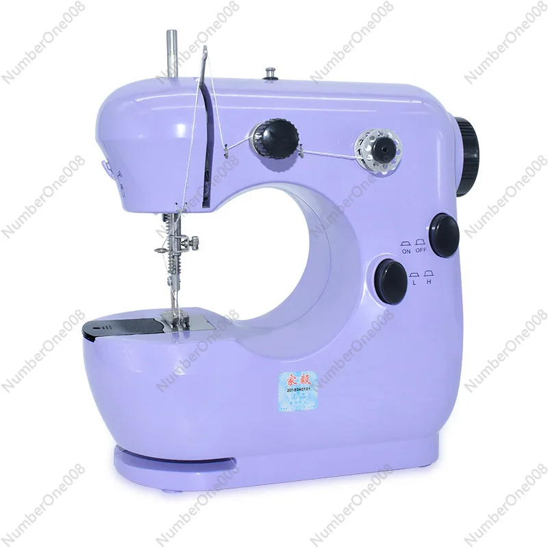 

Sewing Machine Household Mini Electric Small Handheld Desktop Lock ABS Plastic Sewing Machine Cross-Border