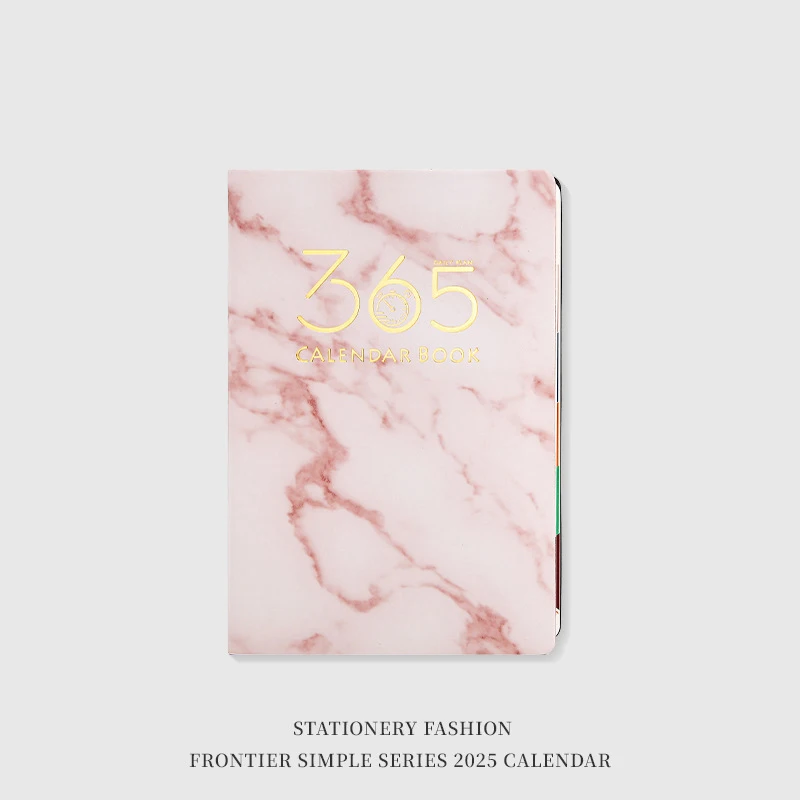 2025 Agenda Book A5 Notebook With Calendar To Do List Daily Weekly Monthly Planner Notebook Creative PU Leather Cover Notebook