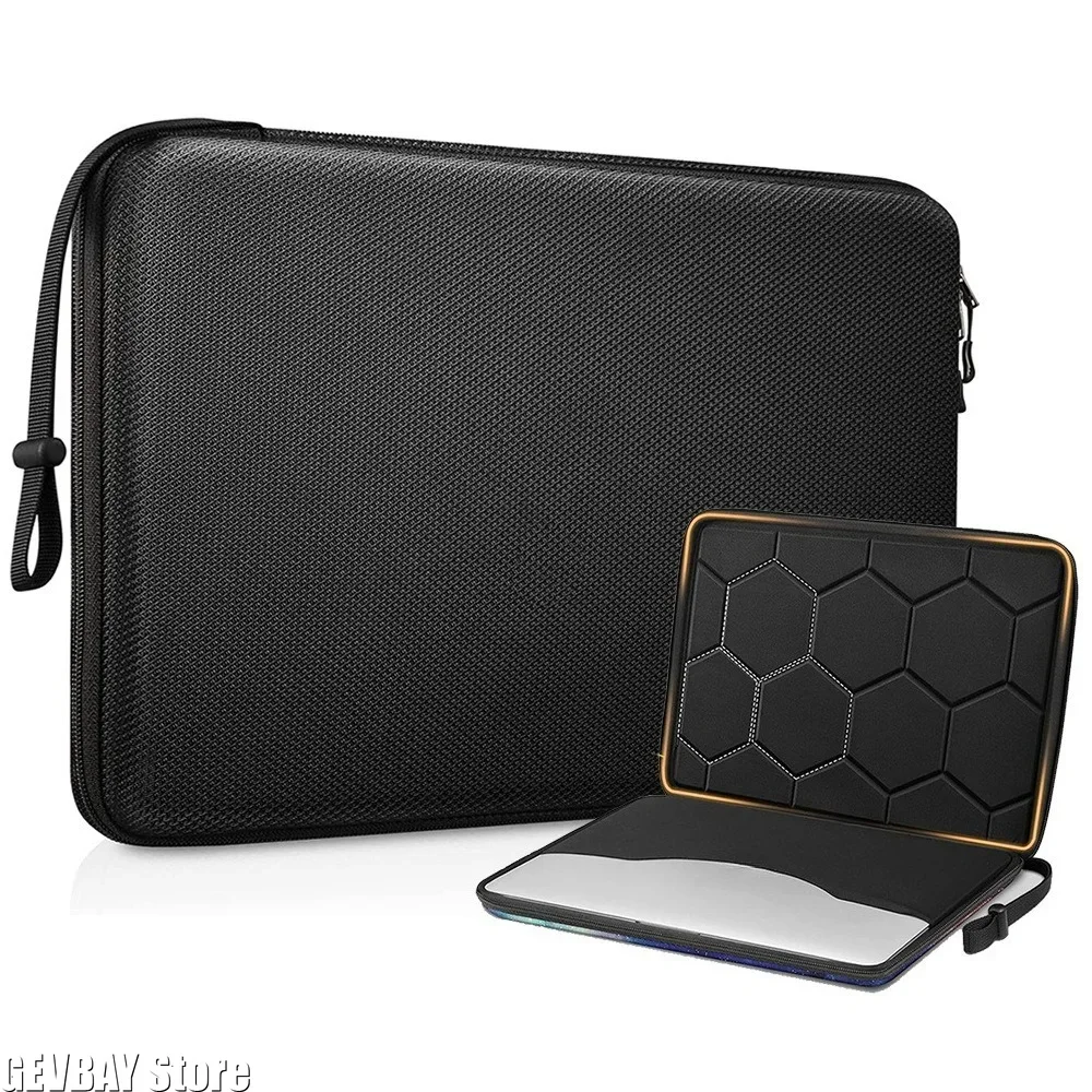 Shockproof Hard EVA Notebook Carrying Bag, 13/13.3/15.6/16in Laptop Sleeve Case For MacBook Air Lenovo HP ASUS Dell