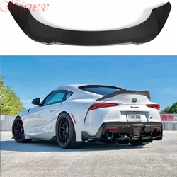 V Style Real Carbon Fiber Rear Trunk Spoiler Tail Boot Racing Trunk Wing Car Styling For Toyota Supra A90 MK5 2019 2020 2021