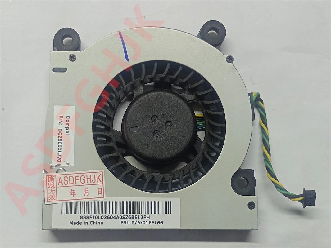 Original FOR Lenovo Ideacentre AiO 510s Cooling Fan FRU 01EF166 BAZA0712R5M P006 DC28000IUV0 Perfect Work