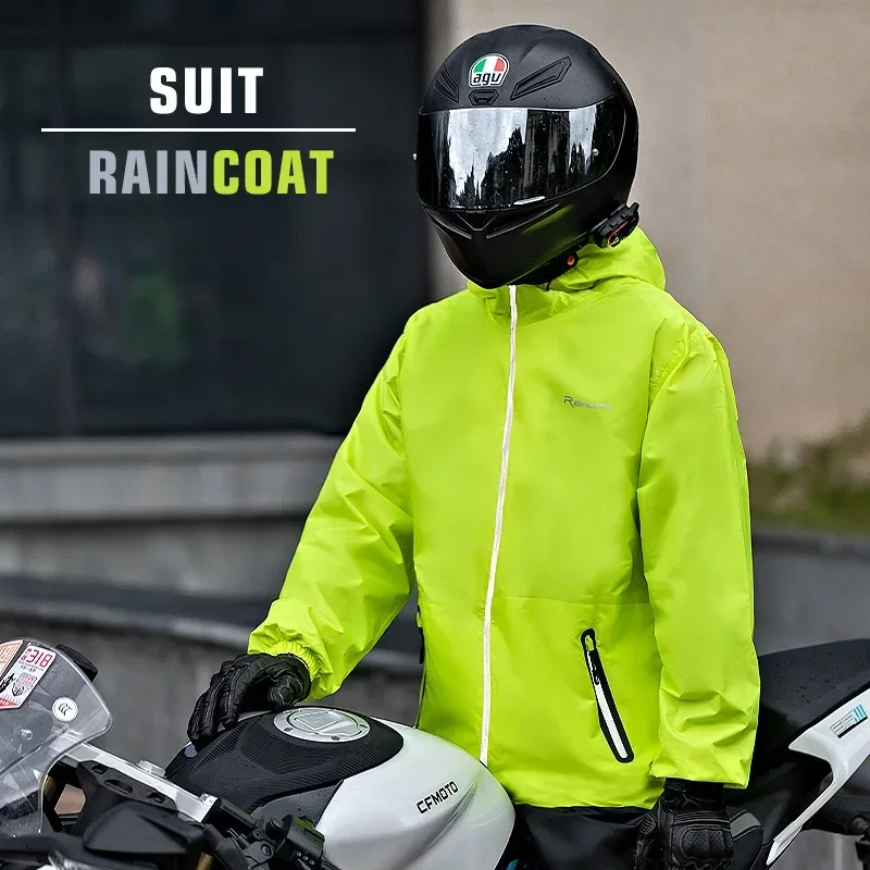 Motorcycle Raincoat Suit Rainstorm Prevention Ultra-thin Jacket Rain Waterproof Protection Riding Sun-Chubasquero Moto Clothing