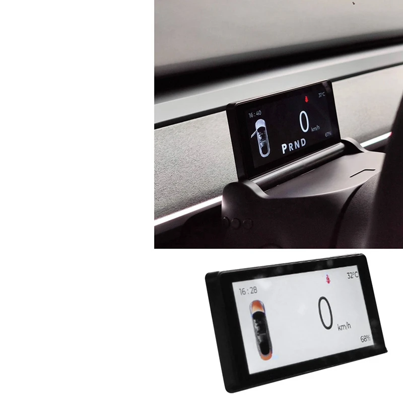 

Car Head Up Display Instrument Panel Smart LCD Digital Display Screen HUD Car Data For Tesla Model 3/Y