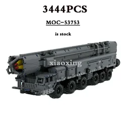 MOC-53753 MOC-53755 MAZ-547 Missile Transport Truck Kids Building Block Toy 3444PCS Kids Christmas Gift Birthday Gift DIY Toys