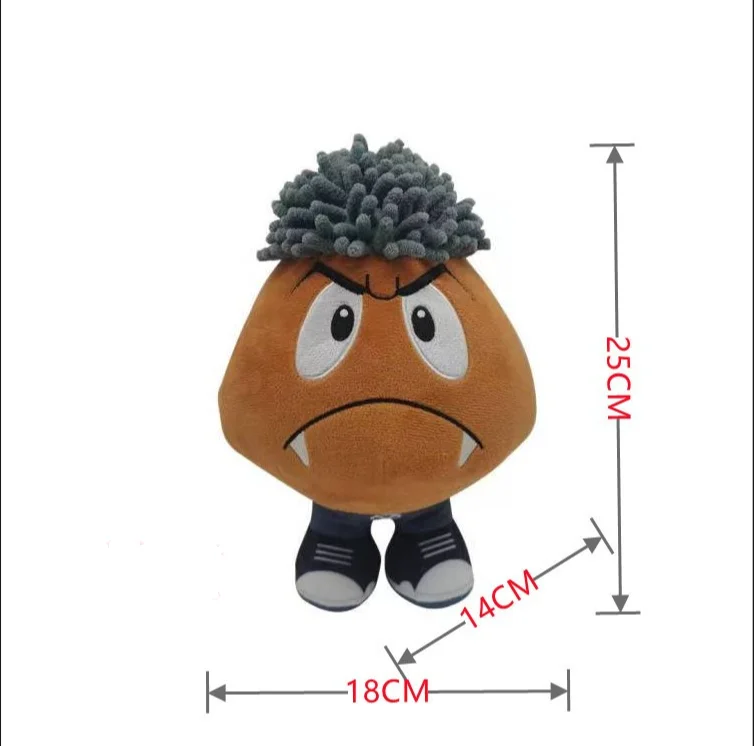 New Ken Carson Goomba Plush Periphery Plush Toy Kenny Doll Wearing Wig Birthday Gift Holiday Gift Furniture Ornament