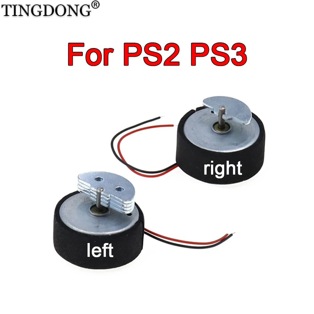 Motores de Vibración para Controladores de PS2 y PS3, Repuestos para Motor Izquierdo y Derecho