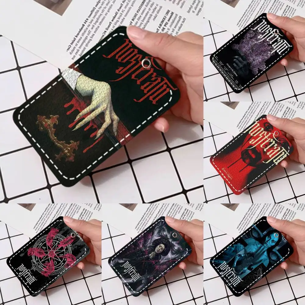 

Horror Movie Classic N-Nosferatu Card Holde Applicable To Credit Cards Bus Card Soft Leather Rectangular Keychain