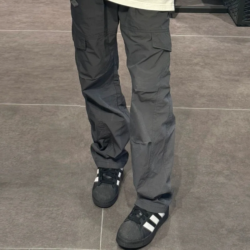 

Men's Casual Straight Quick Dry Tactical Cargo Pants Male Waterproof Wear-resisting Multi-pocket Trousers