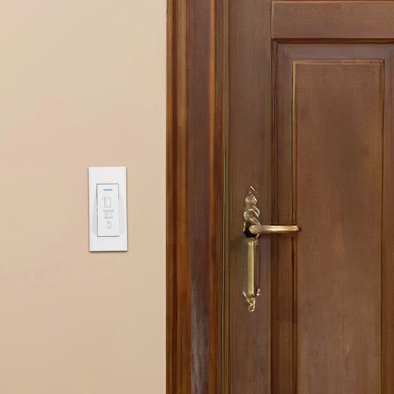 2 uds interruptor de alta resistencia botón de salida Panel montado en superficie Control de acceso de puerta hogar Oficina dormitorio armario