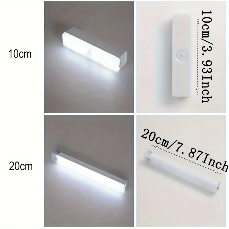 LED Night Light Motion Sensor Light Intelligent Human Body Sensing Decorative Stair Wardrobe Room Aisle Light