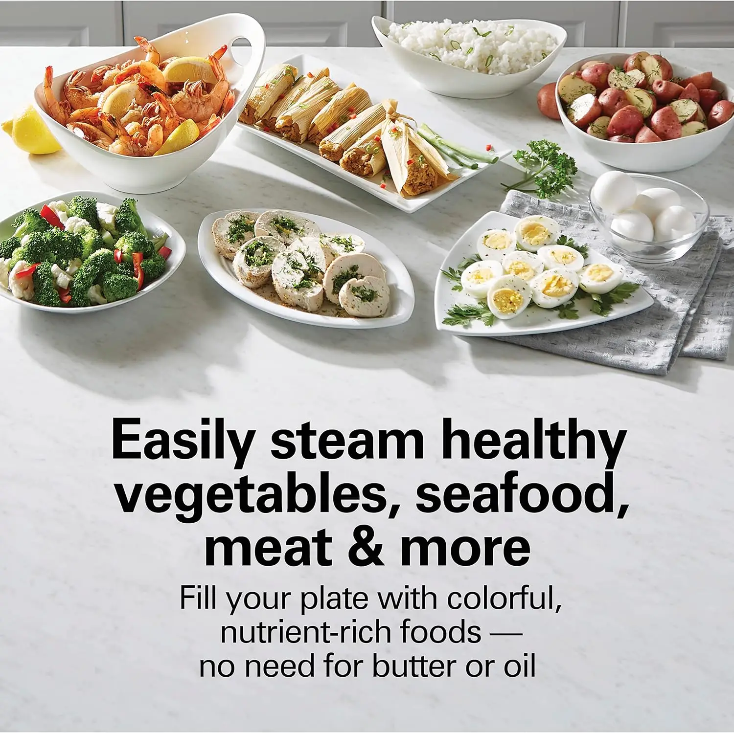 Multi-Function Digital Electric Steamer, Rice Cooker and Egg Boiler