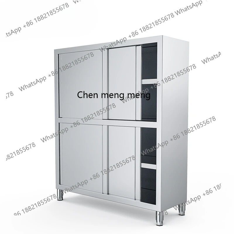 

Commercial four-door cupboard, stainless steel food cupboard room cleaning locker LC-J-STL04