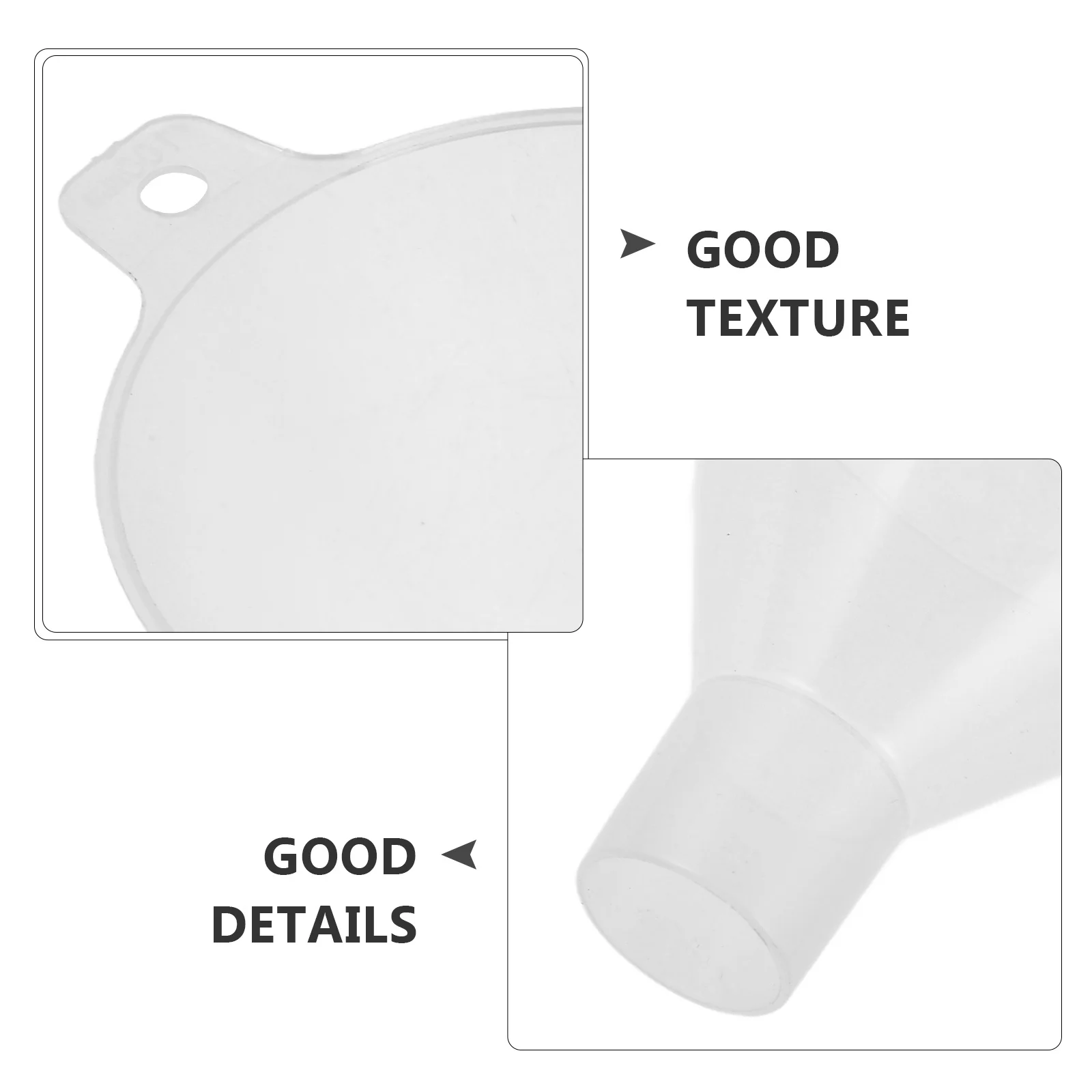 Plastic PP Funnel 100Mm Flat Bottom Lab Short Stem Funnels for Powder Reagent Scientific Filling Funnel Laboratory Use