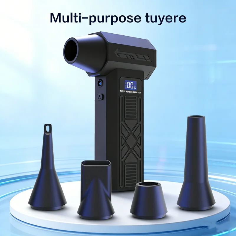 

2026New High-Speed Turbo Fan Handheld Powerful Air Blower Charger Camping Mini Violent Fan Portable Dust Collector for Outdoor