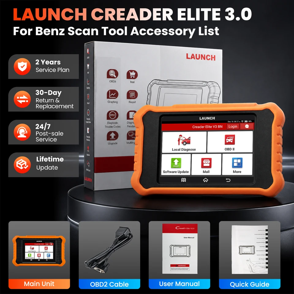 メルセデス用】2026年発売 Creader Elite V3.0 ベンツ/マイバッハ