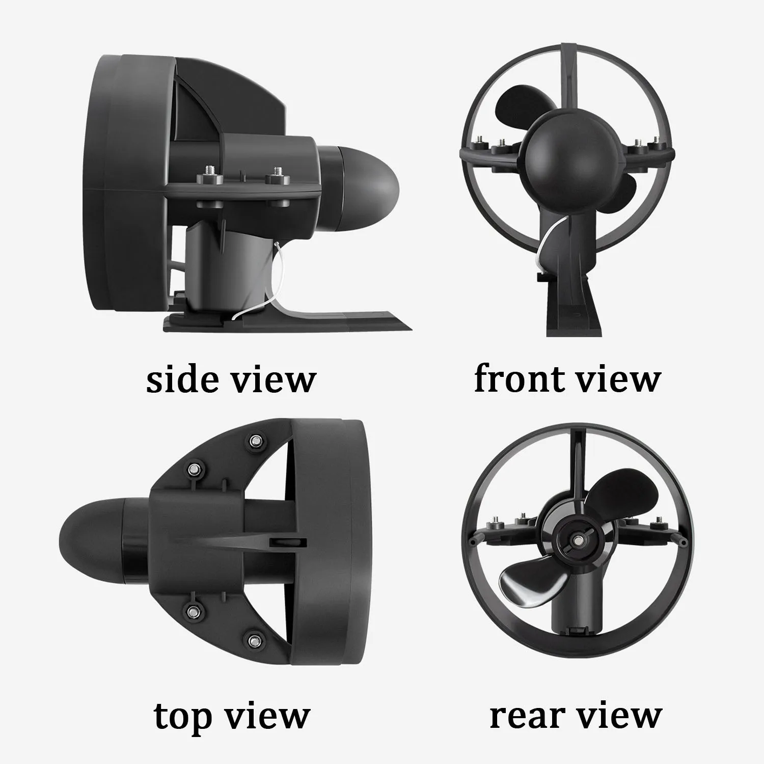 مجموعة محرك SUP المحمولة مع جهاز تحكم عن بعد، محرك التصيد خفيف الوزن تحت الماء للوحة المجداف الوقوف، السباحة الكهربائية P #6