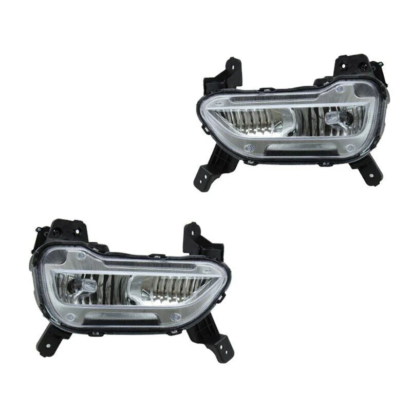 1 Pair Front Bumper DRL Fog Lights Fog Lamp Fit For Hyundai Grand Starex H1 2019 Car 92201-4H500 92202-4H500