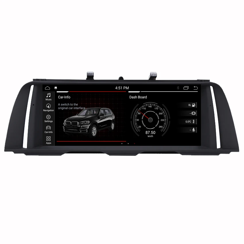 720p 10.25 inch Android Car screen 4+64g Auto Stereo GPS Navigation For BMW 5 Series F10 F11 Car Radio