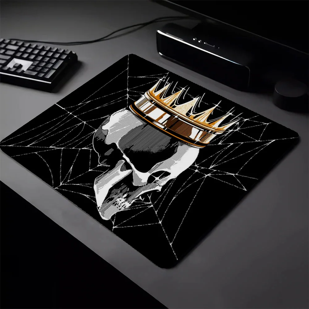 Keyboard Mat Skull Small Magic Mouse Pad Gamer Pc Gaming Accessories Mausepad Wireless Mouse for Computer Pad on the Table Mats