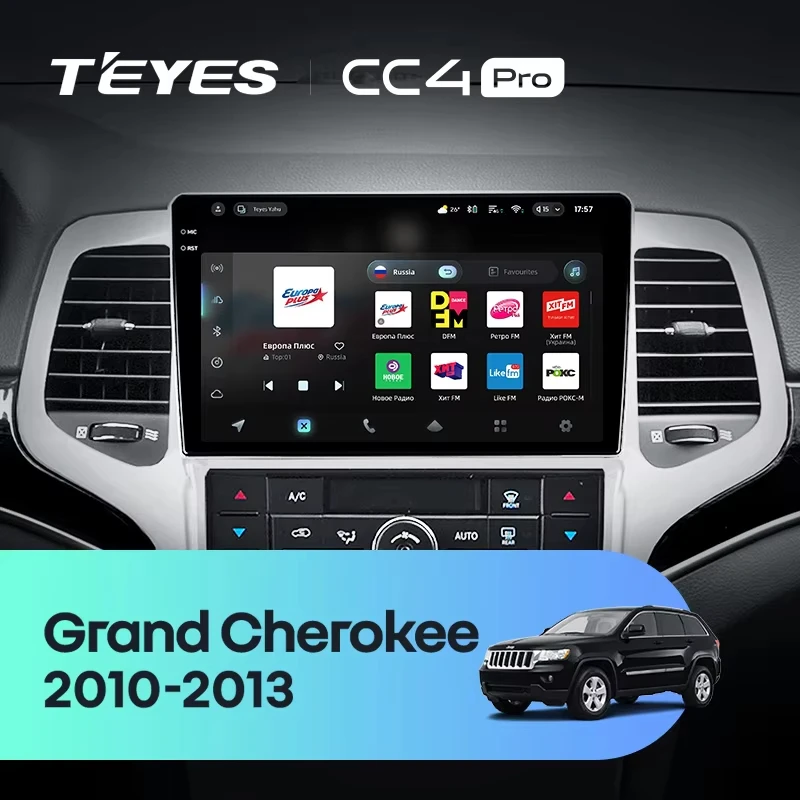 TEYES CC4 PRO For Jeep Grand Cherokee WK2 2010 - 2013 CarPlay Android Auto 2DIN Autoradio Car play Radio Multimedia Stereo