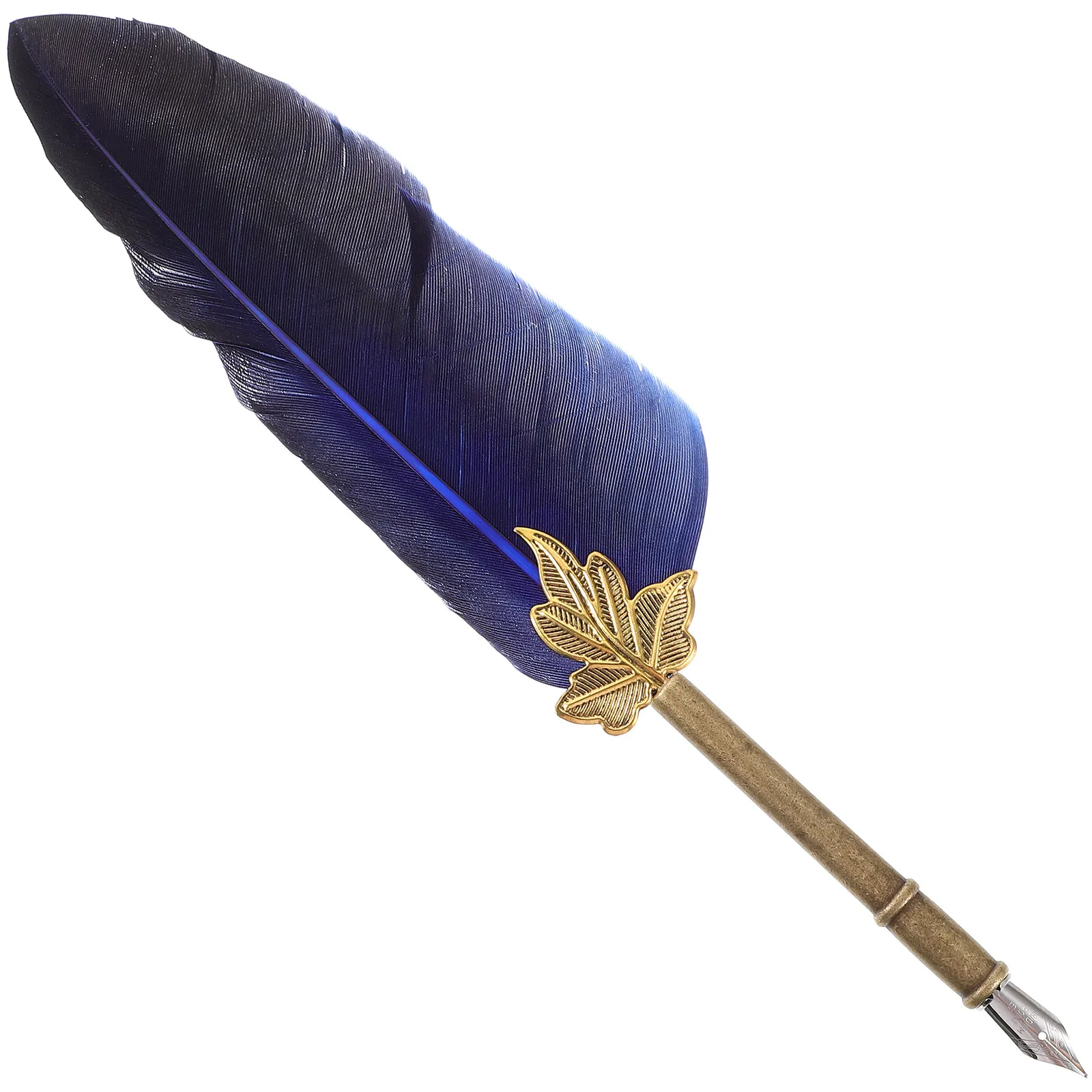

Signature Quill Pen Reusable Office Dip Pen Decorative Calligraphy Writing Tool with Comfort Grip Fine Workmanship for Birthday