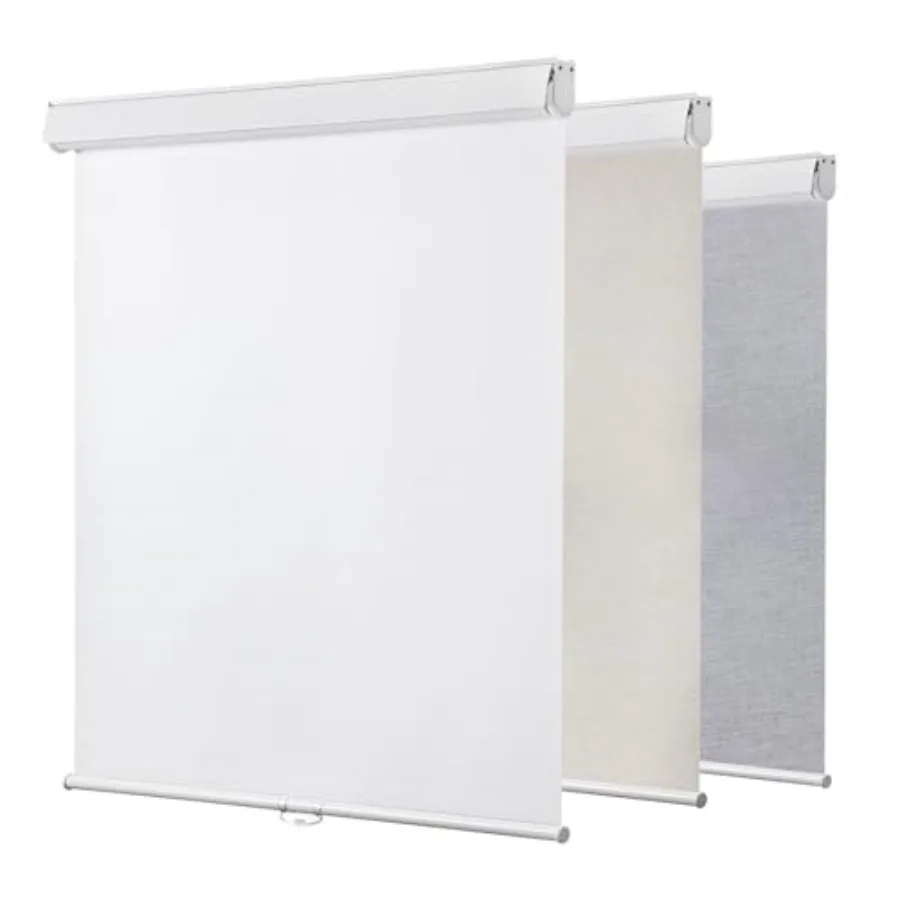 

Roller Window Shades Free-Stop Cordless Blackout Blinds Thermal Insulated Pull Down Shades for Windows UV Protection Fabric Rol