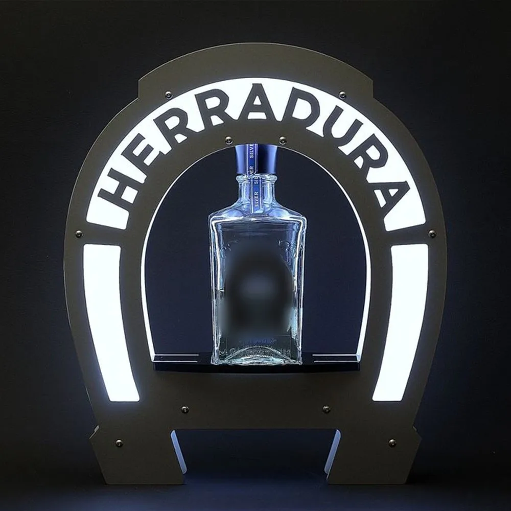 

Tequila Bottle Glorifier Champagne Display Liquid Vodka Bottle Presenter VIP Service Neon Sign for Nightclub