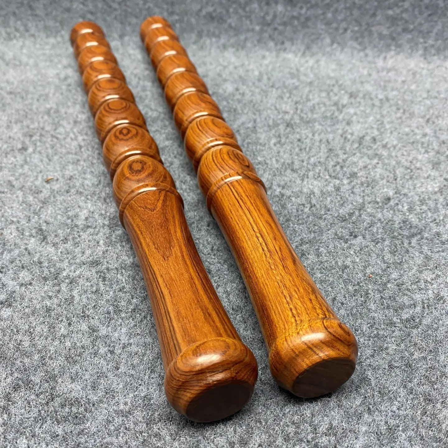 65cm Desert Iron Wood Massage Muscle Stick Hulu Stick Fitness Exercise Short Stick Car Emergency Tool