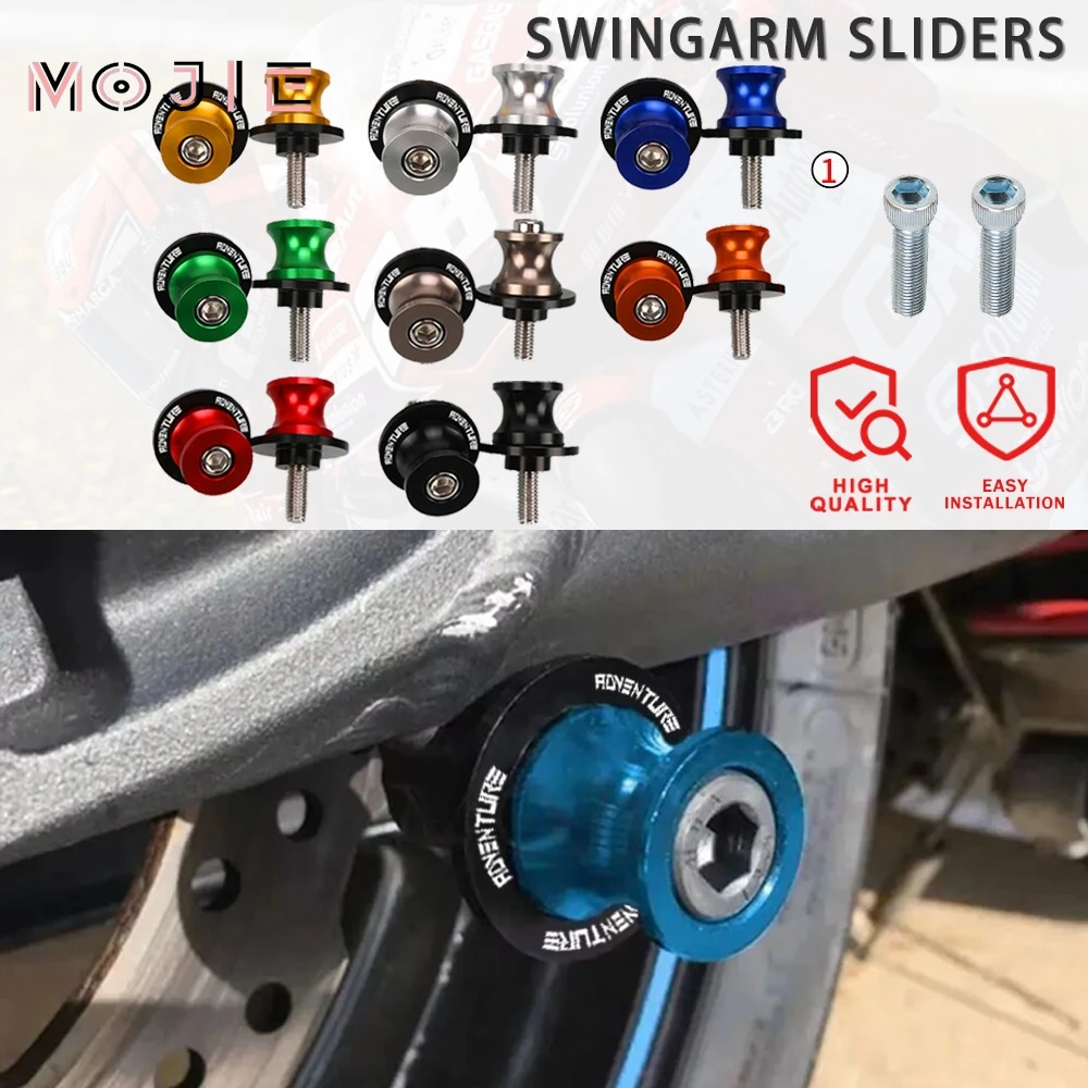 

10MM Motorcycle CNC Swingarm Spools Slider Stand Screws For 390 790 1050 1090 1190 890 ADVENTURE ADV 1290 Super Adventure