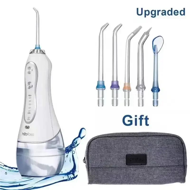 H2ofloss Water Flosser Professional Cordless  Oral Irrigator with Waterproof Design and 5 Modes