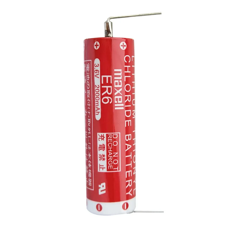 1pce ER6 AA 3,6 V 2000mah batería de iones de litio accesorios de Robot de soldadura inteligente