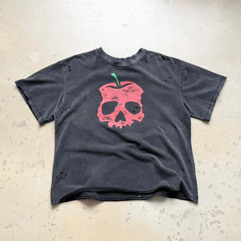 Deadly Seduction Limited Edition Heavyweight Washed Distressed Streetwear Oversized Casual Retro T-Shirt
