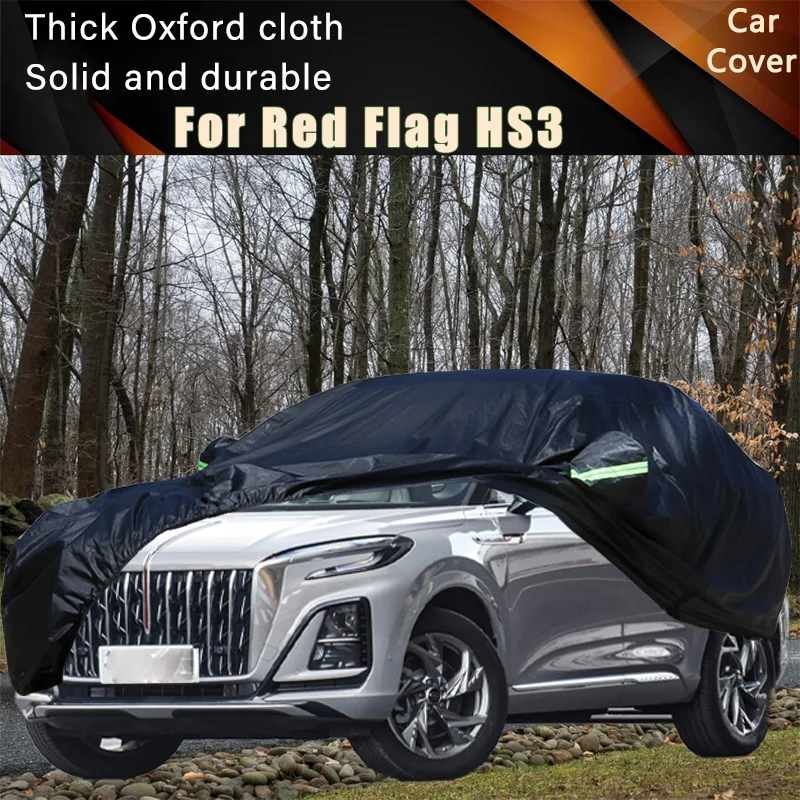 

For Red Flag HS3 Car Full Outer Covers Outdoor Waterproof Dustproof Sun Rain Snow Protection Exterior Car Accessories