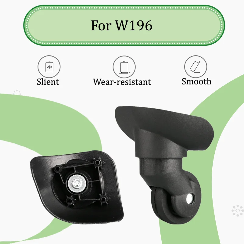 

For W196 Quick-fit Luggage Compartment Wheel Assembly Accessories—360° Swivel Castor Repair Components