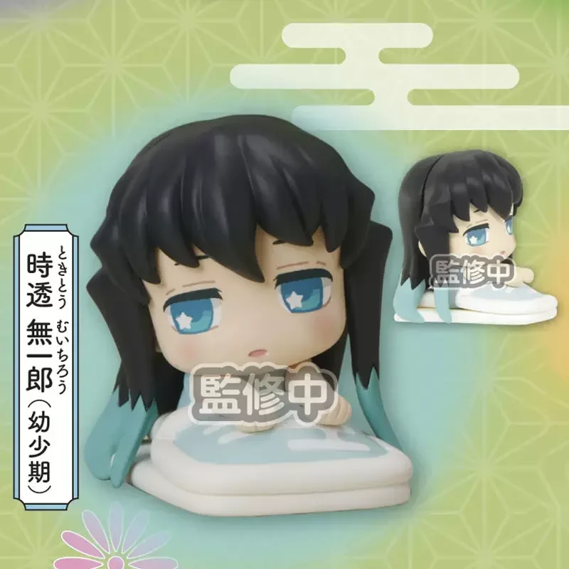 Demon Slayer Stasto Bandai Gashapon Sanemi Muichirou Genya Hotaru Capsule Action Figure Model Toys