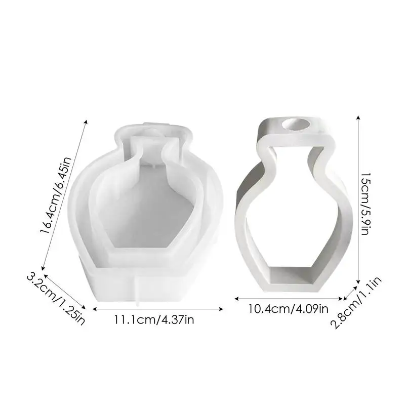 Moule de Station de Propagation en Résine, Moules en Silicone pour Vase, Plante, Élection x
