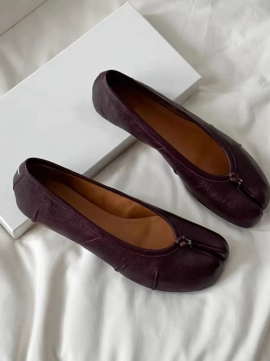 milan-zapatos-planos-de-ballet-hechos-a-mano-para-mujer-calzado-antideslizante-de-piel-de-becerro-doblada-con-punta-dividida-retro-informal-sin-cordones-con-suela-de-goma