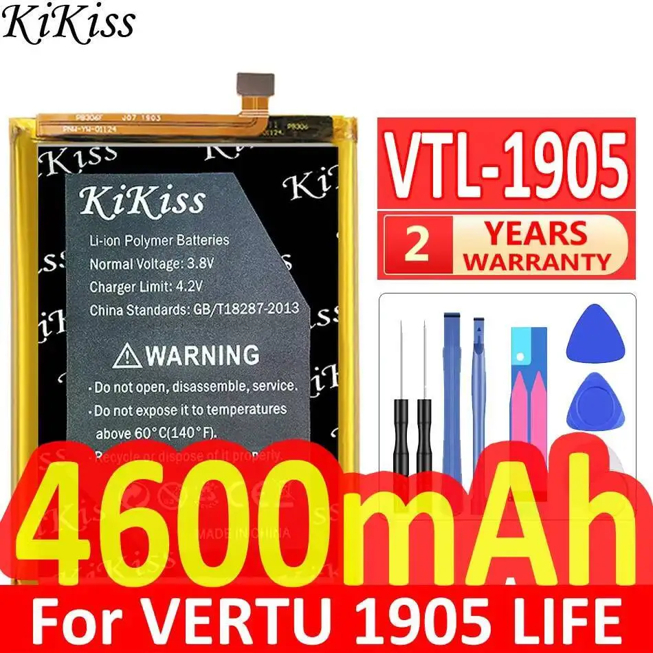 

Экологически чистый аккумулятор для мобильного телефона 4600 мАч для Vertu 1905 Life Lightweight Vtl-1905