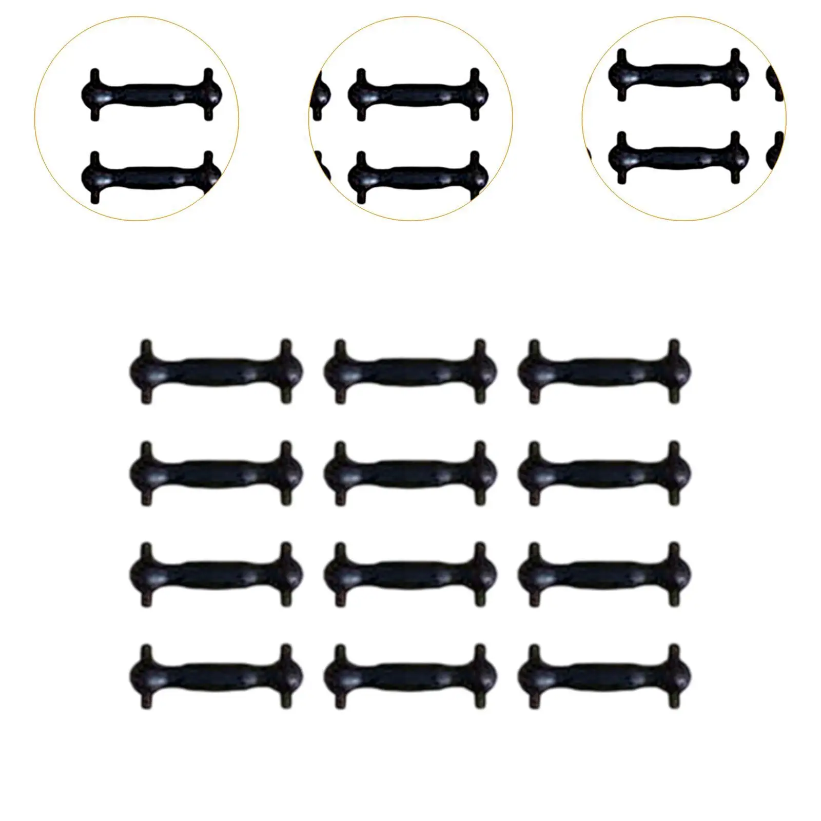 12x 1:87 HO Scale Train Couplers for Model Railways and Accessories
