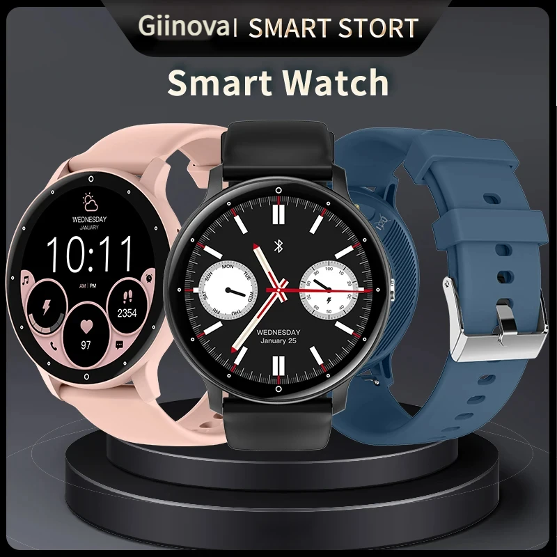 

NEW SmartWatch Android Phone 1.39" Color Screen Full Touch Custom Dial Smart Watch Women Bluetooth Call Smart Watch Men