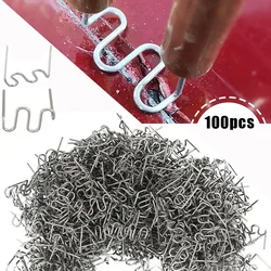 100PCS Wave Hot Staples For Plastic Welder 0.6mm & 0.8mm Standard Cut Welding Machine Welder Car Bumper Dent Repair Hand Tools