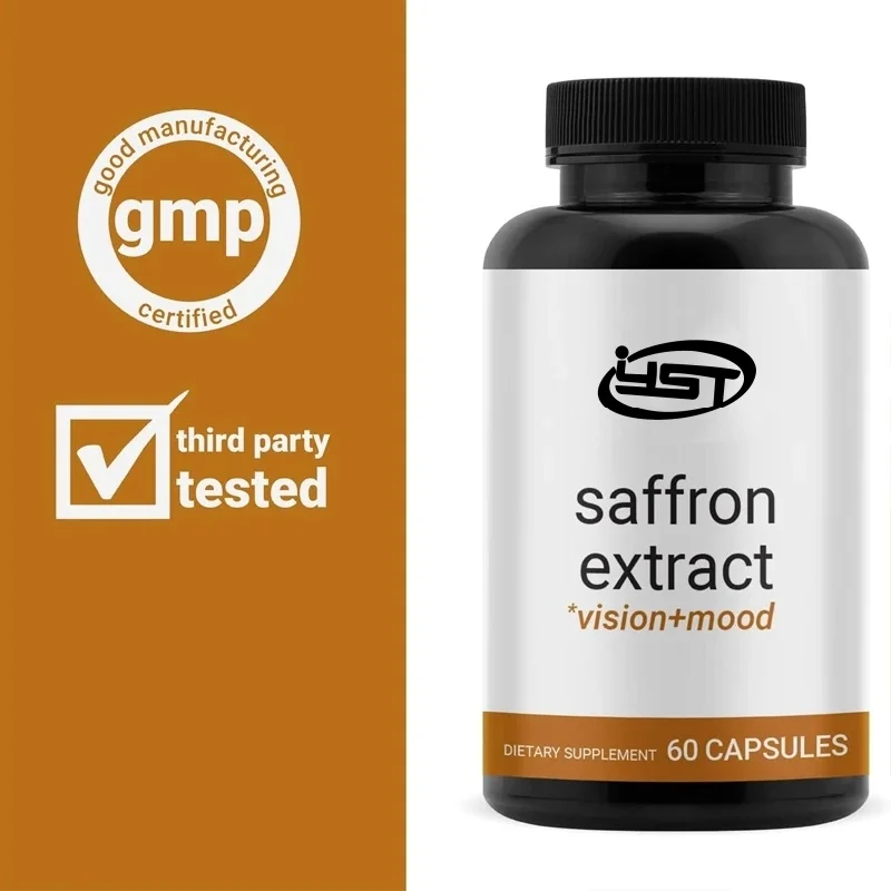 Saffron Extract Capsules - High Quality Saffron Supplement -88.50 mg Pure Saffron Pills - Emotional Support - Eye Support