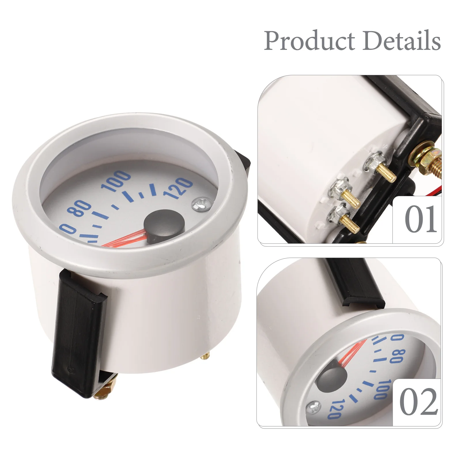 

Water Temperature Gauge LED Mechanical Meter Accurate Measurement Car Accessory Durable Car Accessory