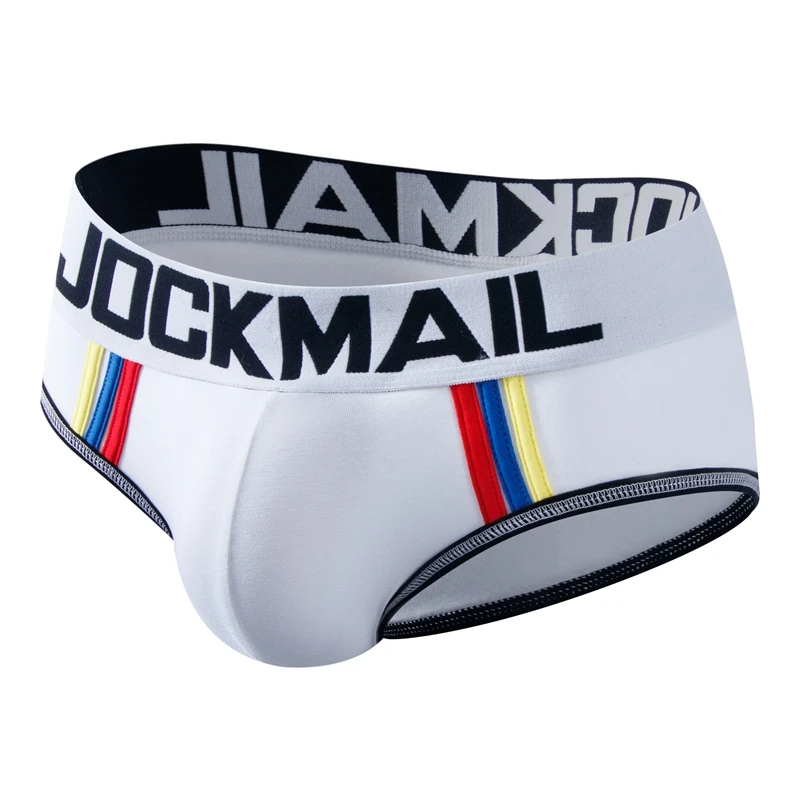 JOCKMAIL Sexy Men Underwear Briefs U convex Big Penis Pouch Jockstrap Wonderjock Men Cotton Underpants Briefs Gay Underwear