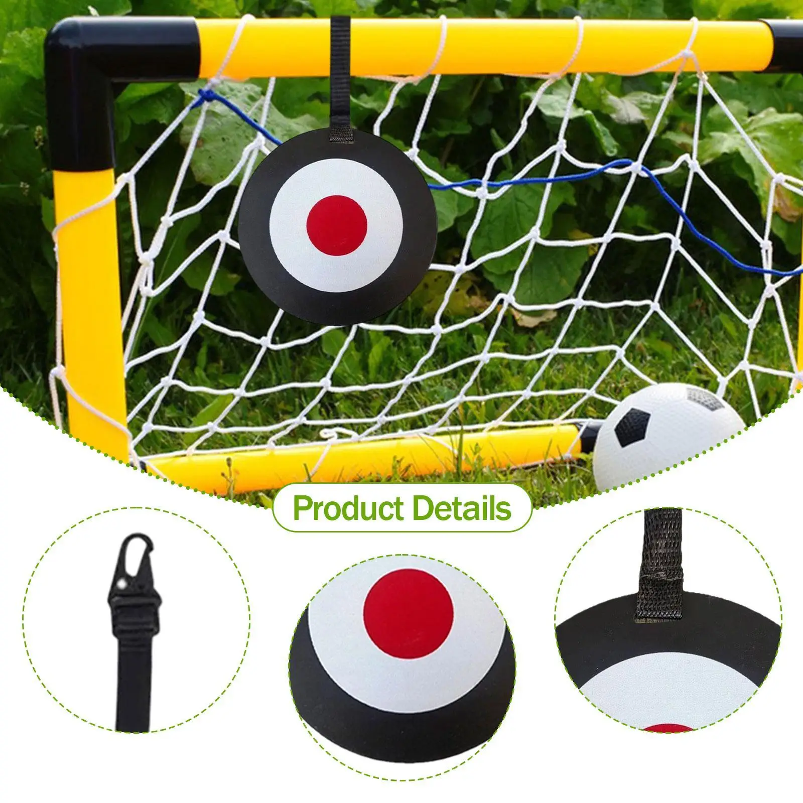 フットボールターゲット 簡単に取り付け、取り外しができるサッカーゴールターゲットトレーニング器具 ティーンズ初心者 ジム 中庭 スポーツ用