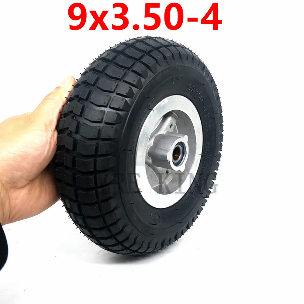 High Quality 9 Inch  9x3.50-4 Tube Tire Wheel Fits Scooter Skateboard Pocket Bike Electric Tricycle 9*3.50-4 Tyre Wheel Parts