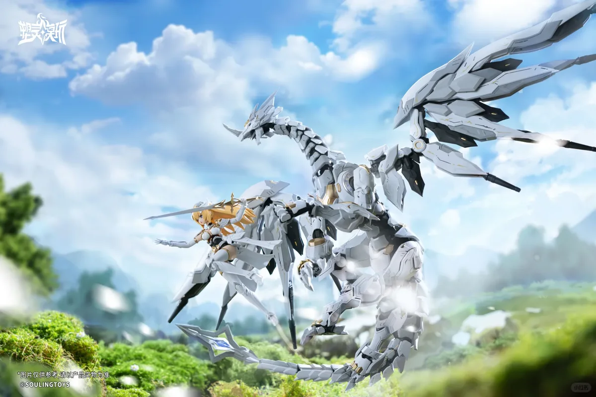 Op voorraad SOULINGTOYS SL-AD-01 DAYTIML METEOR Assembleren Beweegbaarheid Model Speelgoed Mobiele pak Meisje AUDO RESTORE HART ORIGINEEL ONTWERP