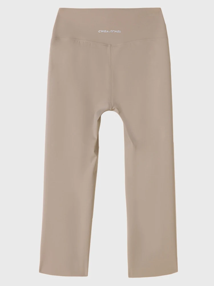 ارتفاع الخصر اليوغا السراويل حجم كبير سبعة بوصة جلد arkskin رقيقة المرأة ملابس خارجية ey الربيع الصيف Fitn الجوارب بعقب رفع