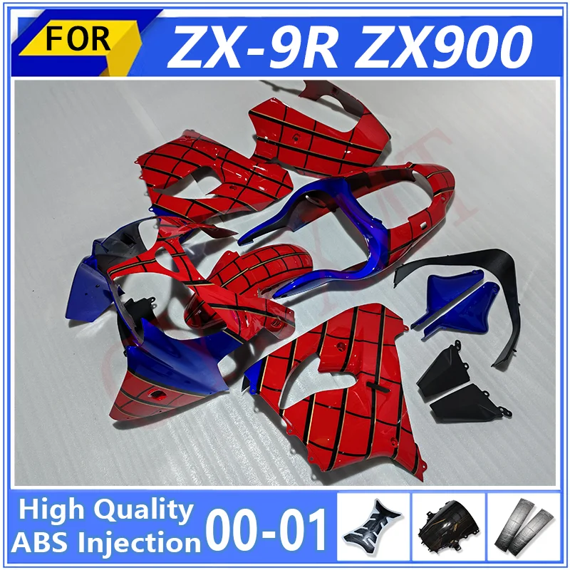 

Motorcycles Fairings Kits for Kawasaki ZX-9R ZX-900 2000 2001 Plastic Cover Fairing Ninja ZX9R ZX900 00 01 Bodywork Cowl Housing